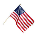 USA Flagpole Kit 6' American Home Flagpoles including U.S.A. Flags 3x5 Feet