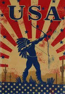 American USA Native Indian Garden Flag 12x18 Inches