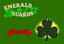 Emerald Guards Flag 3x5 Virginia Irish Regiment 1861 Flag Cotton with gold fringe