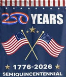 America 250 Years USA Garden Flags 12x18 Inches 1776 2026
