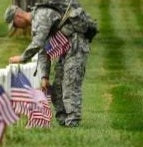 American Stick Flags for Cemetery Use Premium Outdoor Grave Marker U.S.A. 4x6 6x9 8x12 12x18 16x24 Inches