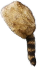 American Heritage Soft Brown Fur Coon Skinned Hats Davy Crockett Daniel Boone Hats Winter Warm Sale