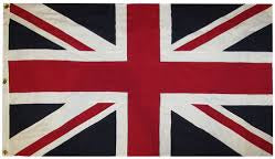United Kingdom 5'x8' Embroidered Flag ROUGH TEX® Cotton