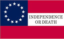 1st National 13 Stars Independence or Death 3'X5' Flag ROUGH TEX® 100D