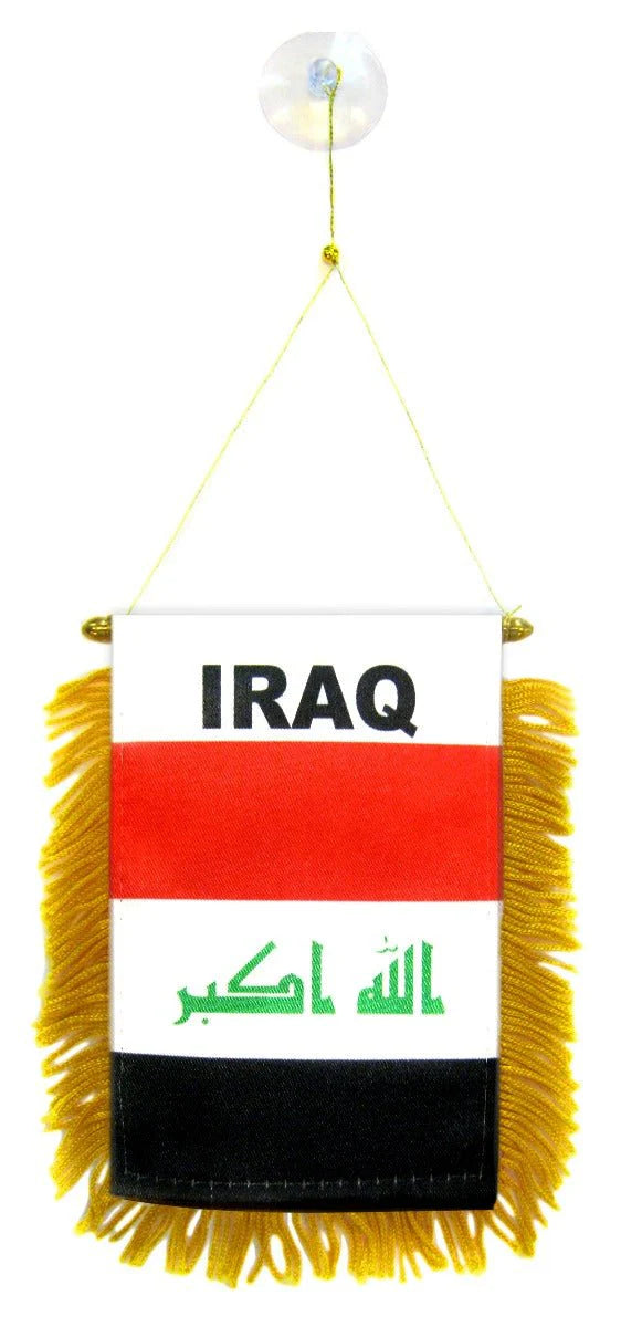 Iraq Flag Mini Banner