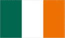Ireland Flag Embossed License Plate
