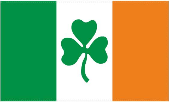 Ireland Shamrock 3'X5' Flag ROUGH TEX® 100D