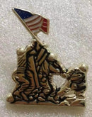 Iwo Jima Lapel Pin American Military USA Flag