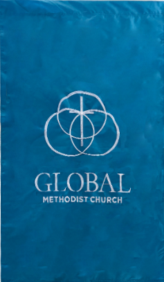 Global Methodist Church 5'x3' Embroidered Double Sided Flag ROUGH TEX® 300D Garden Flag