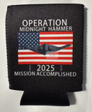 Operation Midnight Hammer Jacket Can Holder Drink Koozie