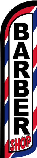 Barber 11.5'x2.5' Half Sleeve Swooper Flag Rough Tex® Knit Feather