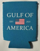 Gulf Of America Navy Blue Jacket Can Holder Drink Koozie