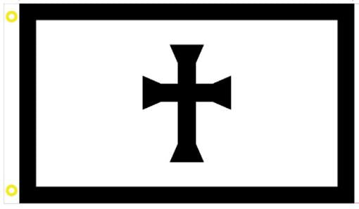 Templar Knights Cross 3'X5' Flag ROUGH TEX® 100D