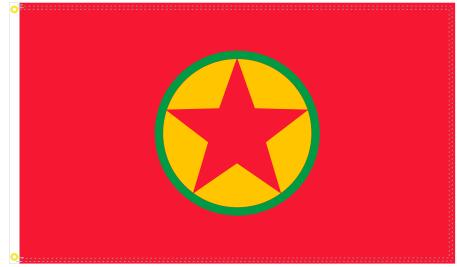 Kurdistan Workers 3'X5' Flag ROUGH TEX® 100D