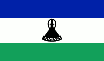 Lesotho 3'X5' Flag ROUGH TEX® 68D