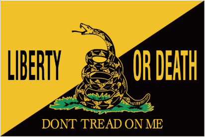 Liberty or Death Gadsden 5'x8' Flag Rough Tex ® 100D