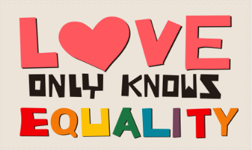 Love Only Knows Equality 3'X5' Flag ROUGH TEX® 100D Pride