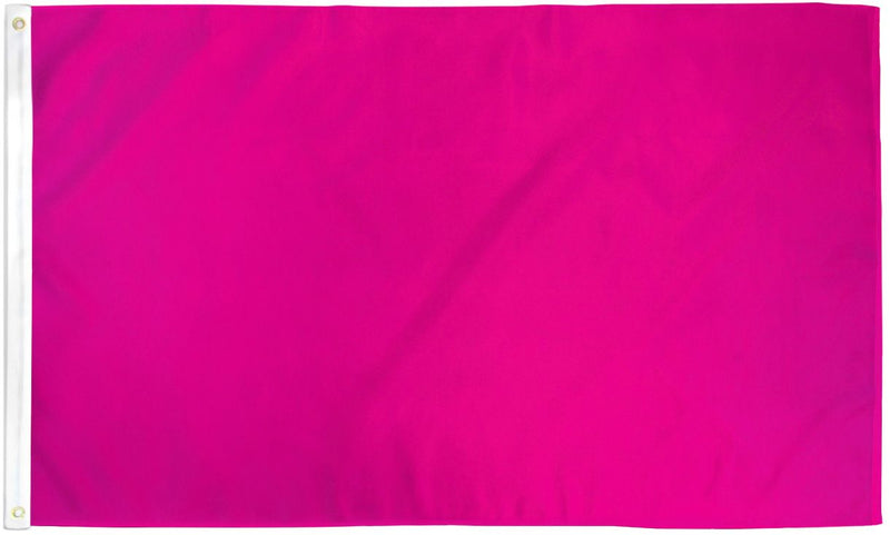 Magenta Solid 4"x6" Desk Stick Flag Sewn Rough Tex®