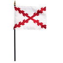 Colonial American Mixed Dozen 12x18 Inch Stick Flags One of Each 1776 Era Flags
