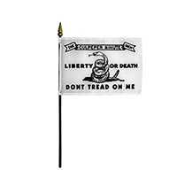 Culpeper Don't Tread on Me 1775 1776 1777 Colonial American Rattle Snake 12x18 Inch Early USA Stick 30" Wooden Staffs Cemetery American 250th Anniversary Flags