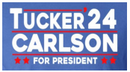 Tucker Carlson 24 for President Blue 3'X5' Flag ROUGH TEX® Banner