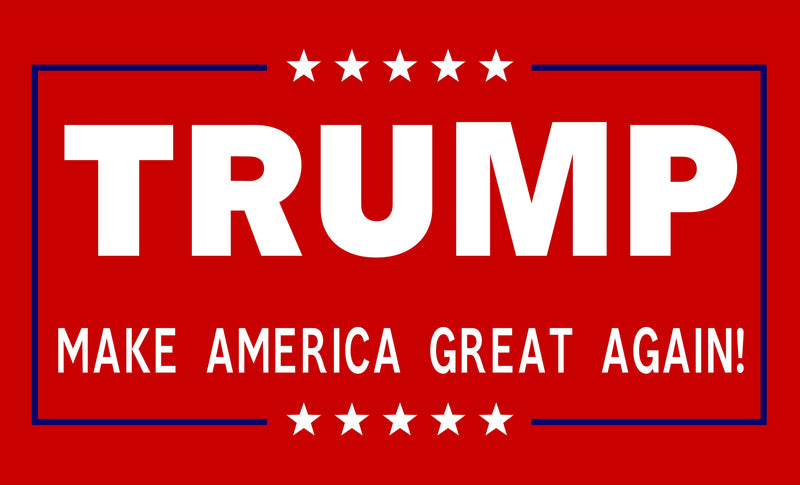Trump 6'X10' 100D  MAKE AMERICA GREAT AGAIN Red