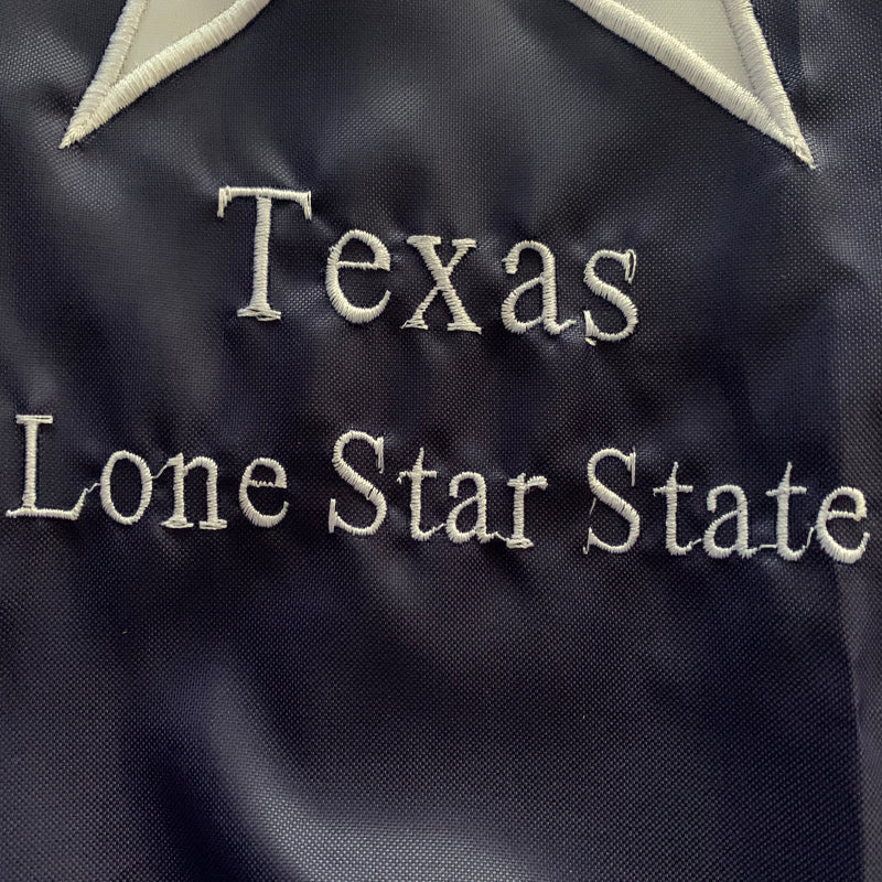 Texas Flag Lone Star State Embroidered Nylon Windsock Full Size 60"