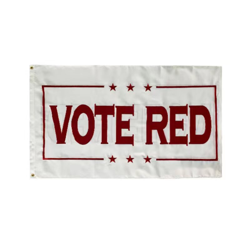 Vote Red Trump 2024 3'x5' Embroidered Flag ROUGH TEX® 600D