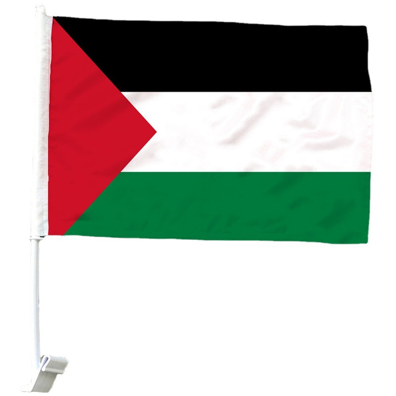 Palestine 12"x18" Car Flag ROUGH TEX® Knit Double Sided Palestinian Flags