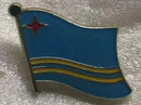 Aruba Wavy Lapel Pin