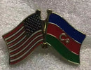 USA & Azerbaijan Friendship Lapel Pin
