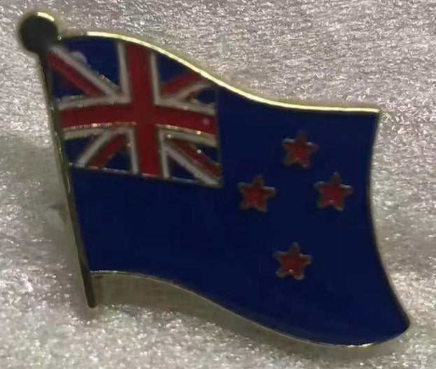 New Zealand Wavy Lapel Pin