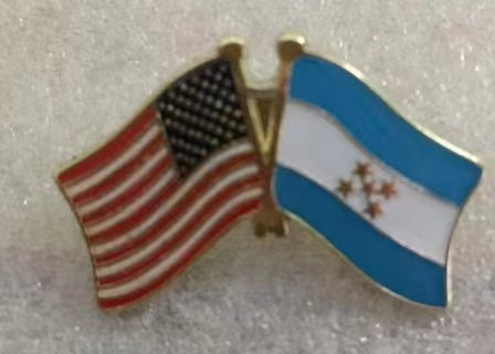 USA & Honduras Friendship Lapel Pin
