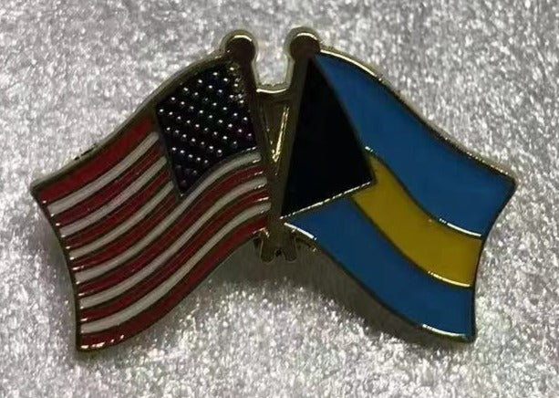 USA & Bahamas Friendship Lapel Pin