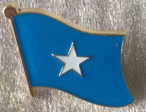 Somalia Wavy Lapel Pin