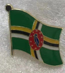 Dominica Wavy Lapel Pin