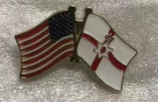 USA & Northern Ireland Friendship Lapel Pin