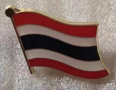 Thailand Wavy Lapel Pin