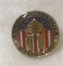 Come & Take It Molon Labe Round Lapel Pin