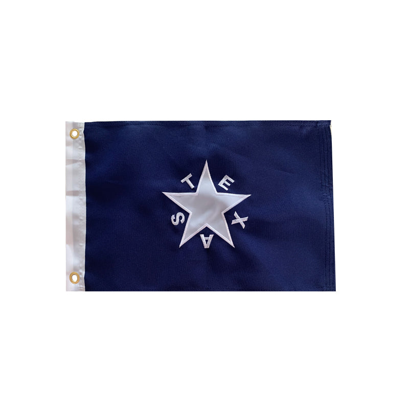 Lorenzo De Zavalla 12"x18" 600D Sewn Texas Historic Flag