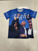 Trump Fight Assassination Attempt T Shirts S M L XL & XXL Twelve Packs & Half Dozen Packs By Size