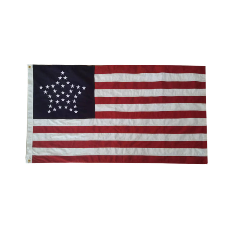 Pennsylvania Union 51st Regiment Volunteers 34 Star USA Cotton Flag 3'x5'