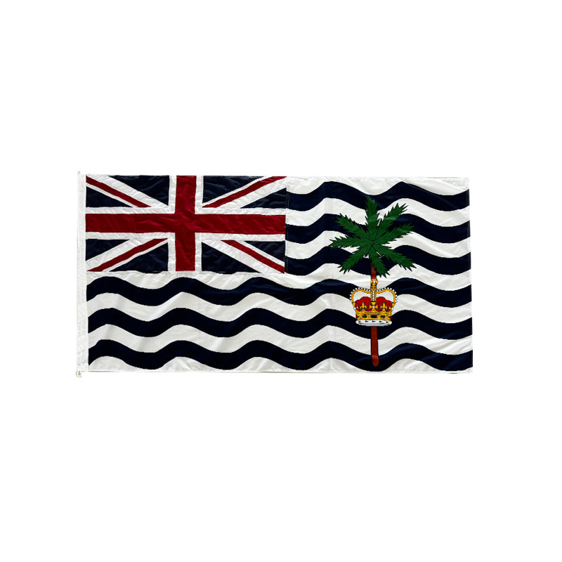 Commissioner of the British Indian Ocean Territory British Empire Blue Ensign 3'x6' Flag ROUGH TEX® Cotton