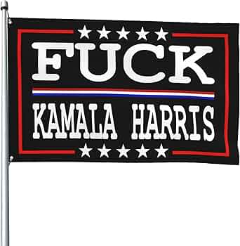 Fuck Kamala Harris 2024 Flags 3x5