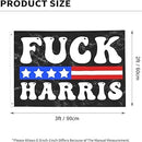 Fuck Harris 2024 Flag 3x5 100D