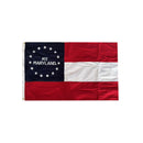 My Maryland 3x5 Feet Cotton Embroidered American 1861 Star Flag