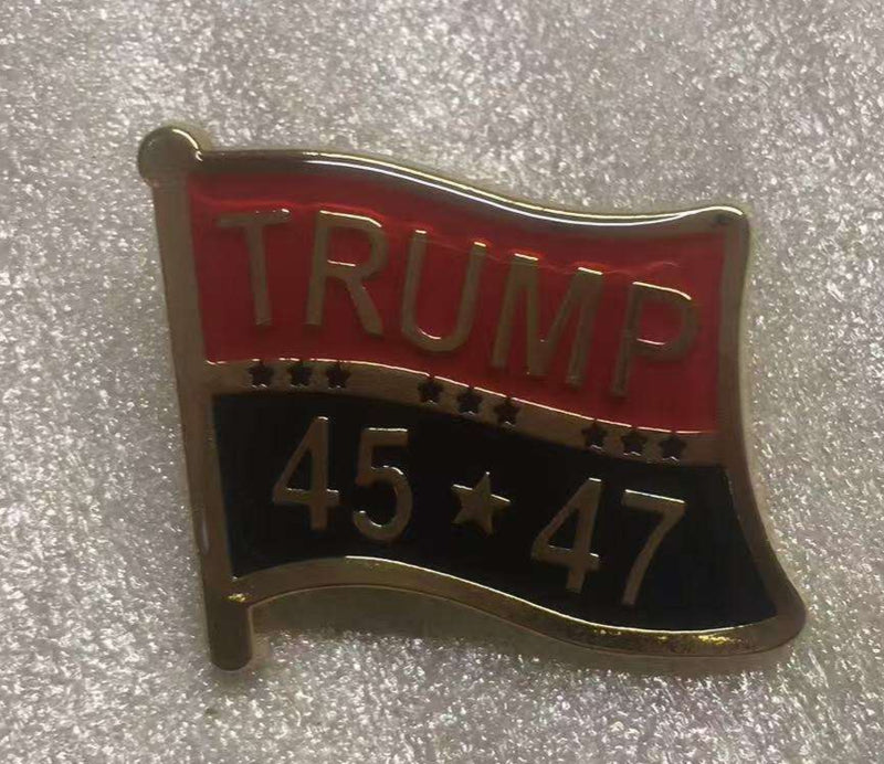 Trump 45 47 Lapel Pins Cloisonné GOP Republican President