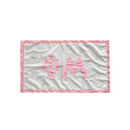 Phi Mu Fraternity Chapter Banner 3'x5' Feet Flag Custom Made White & Pink with 4 Grommets