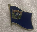 Nevada Wavy Lapel Pin