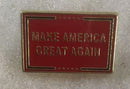 Make America Great Again Red Rectangle Lapel Pin
